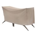 Modern Leisure Basics Patio Bistro Table & Chair Set Cover, 65 in. L x 32 in. W x 3 in. H, Beige 3114